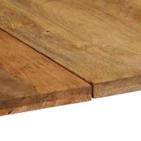 Eettafel 140x70x75 cm massief mangohout - thumbnail
