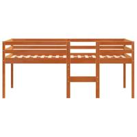Hoogslaper massief grenenhout wasbruin 90x190 cm - thumbnail