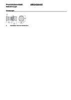 Schneider Electric XB5AS8445 Noodstopknop Metalen frontring, Met NOT-AUS schakelaar, Rond, Terugstelbaar, Vergrendelbaar 120 V/AC 6 A 1x NC, 1x NO IP66, IP67, - thumbnail