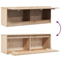 Wandkast 100x30x35 cm massief grenenhout - thumbnail