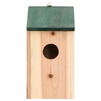 VidaXL Vogelhuisjes 10 st 12x12x22 cm massief vurenhout - thumbnail