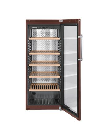 Liebherr WKT 4552 Compressorwijnkoeler Vrijstaand Bruin 201 fles(sen) Liebherr WKT 4552 Compressorwijnkoeler Vrijstaand Bruin 201 fles(sen)