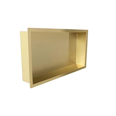 Wiesbaden Inbouwnis | Exellence | 30x60x7cm | Geborsteld Messing Goud Wiesbaden Inbouwnis | Exellence | 30x60x7cm | Geborsteld Messing Goud