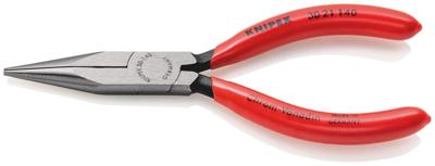 Knipex 30 21 140 Platte rondbektang Elektronica en fijnmechanica Recht Chroom-vanadium elektrostaal 140 mm
