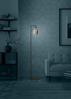 Stars of Light VloerlampEstanys zwart - 390256