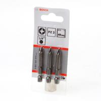 Bosch Accessories 2607001577 2607001577 Kruis-bit Aandrijving: 1/4 (6,3 mm) Uitvoering: Kruiskop Pozidriv PZ 2 49 mm - thumbnail