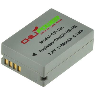 ChiliPower NB-10L accu voor Canon - 1100mAh