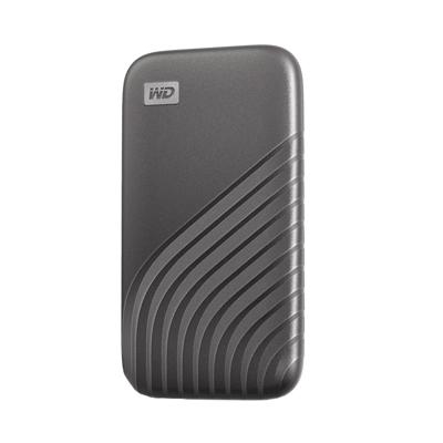 WD My Passport 500 GB Externe SSD harde schijf (2,5 inch) USB-C Grijs WDBAGF5000AGY-WESN