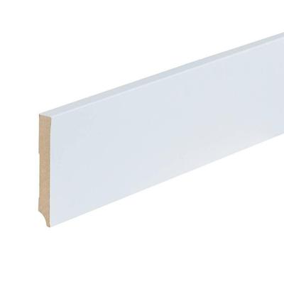 Folieplint plint 90x12 - Amsterdam wit RAL 9010