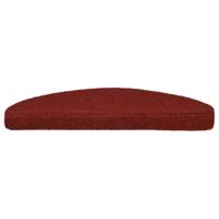 VidaXL Trapmatten zelfklevend 5 stuks 65x21x4 cm bordeaux rood halfrond groot - thumbnail