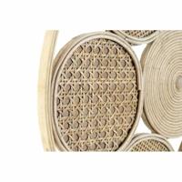 Wanddecoratie DKD Home Decor 45,5 x 2 x 45,5 cm Natuurlijk - thumbnail