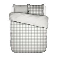 Essenza Essenza Chess Dekbedovertrek Dusty green 260x200/220 - thumbnail