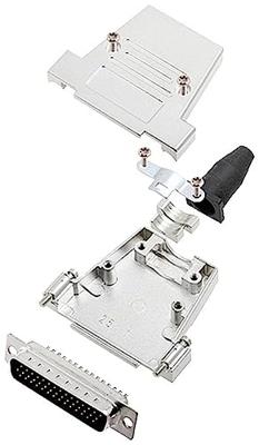 encitech DTSL25-SJSRG-T-HDP44-K 6355-0088-03 D-sub female connectorset 180 ° Aantal polen: 44 Soldeerkelk 1 stuk(s)