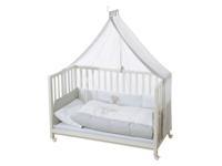 roba Babybed Room Bed 60 x 120 cm (Hartenbreker beer, Wit) - thumbnail