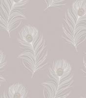 Dutch Wallcoverings Eleganza - Pavone Heather - Beige - thumbnail