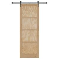 Schuifdeur met Hardware Set 'ORKDAL'van Massief Vurenhout - thumbnail