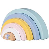 Woezel En Pip Baby Houten Regenboog - thumbnail
