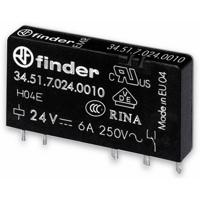 Finder 34.51.7.012.5010 Printrelais 12 V/DC 6 A 1x wisselcontact 1 stuk(s) Tube - thumbnail