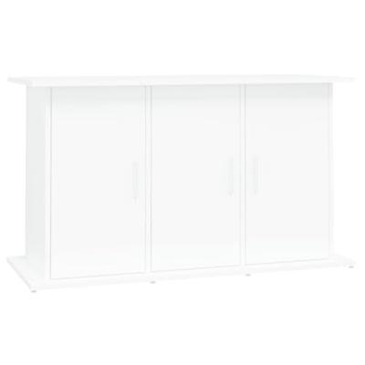 Aquariumstandaard 101x41x58 cm bewerkt hout wit - thumbnail