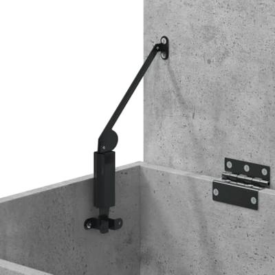 VidaXL Schoenenbank 60x30x45 cm bewerkt hout betongrijs