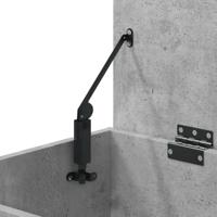 VidaXL Schoenenbank 60x30x45 cm bewerkt hout betongrijs - thumbnail