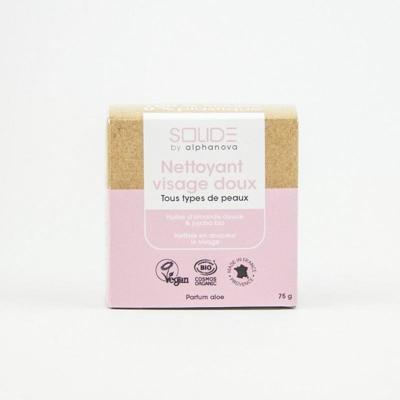 Alphanova Solide Cleansing bar bio gezicht alle huidtype 75 Gram Alphanova Solide Cleansing bar bio gezicht alle huidtype 75 Gram