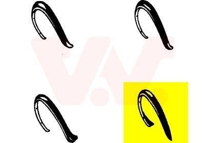 Spatbord Verbreder Set 8/87+ Kit(4)sierlijst 7cm 5813500