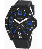 Horlogeband Fossil BQ2161 Silicoon Zwart 22mm - thumbnail