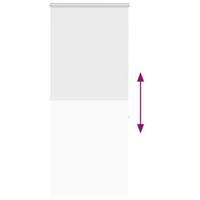 Doucherolgordijn met cassette 100x240 cm stofbreedte 96 cm - thumbnail