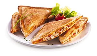 Tefal XA8002 Snack Collection Sandwichplaten 2 Stuks + Receptenboekje Zwart