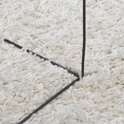 VidaXL Vloerkleed pamplona shaggy hoogpolig modern 60x110 cm crème - thumbnail