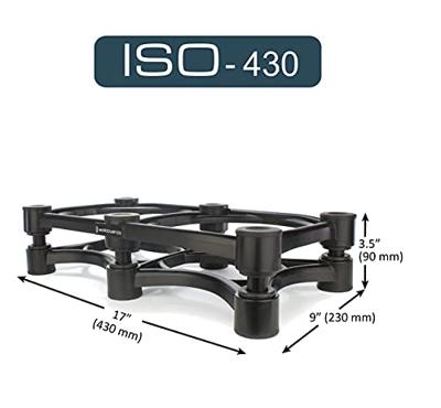 IsoAcoustics ISO-430 isolatie statief voor studiomonitor of gitaarversterker IsoAcoustics ISO-430 isolatie statief voor studiomonitor of gitaarversterker