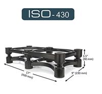 IsoAcoustics ISO-430 isolatie statief voor studiomonitor of gitaarversterker - thumbnail