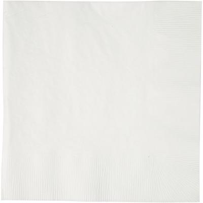 Creativ Company Servetten, afm 33x33 cm, wit, 20 stuk/ 1 doos