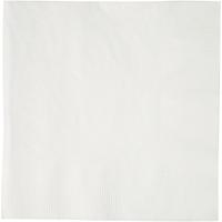 Creativ Company Servetten, afm 33x33 cm, wit, 20 stuk/ 1 doos - thumbnail