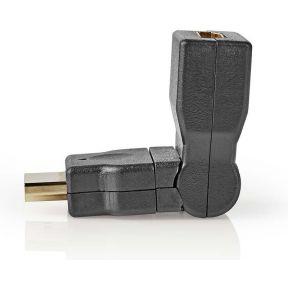 Nedis HDMI-Adapter | HDMI | HDMI Female | Zwenken | 1 stuks - CVGP34905BK CVGP34905BK Nedis HDMI-Adapter | HDMI | HDMI Female | Zwenken | 1 stuks - CVGP34905BK CVGP34905BK