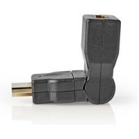 Nedis HDMI-Adapter | HDMI | HDMI Female | Zwenken | 1 stuks - CVGP34905BK CVGP34905BK - thumbnail