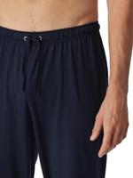 Schiesser Pyjama jeans blauw met knoopjes - thumbnail