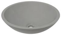 Wiesbaden Wiesbaden Valerie waskom rond 43x13 cm solid surface betonlook - thumbnail