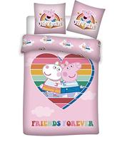 Peppa Pig Dekbedovertrek Friends forever 140 x 200 cm - Polyester - thumbnail