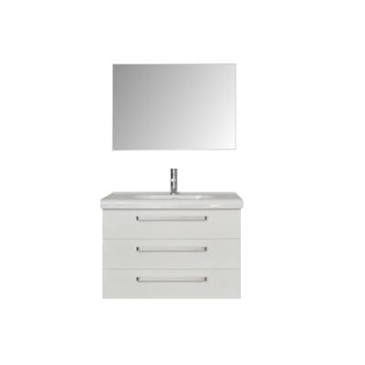 Badkamermeubelset Sanicare Q9 3 Laden 100cm Schots-Eiken (spiegel optioneel) Badkamermeubelset Sanicare Q9 3 Laden 100cm Schots-Eiken (spiegel optioneel)
