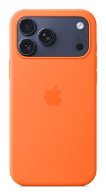 Apple iPhone 17 Pro Max - Siliconen hoesje met MagSafe - Oranje