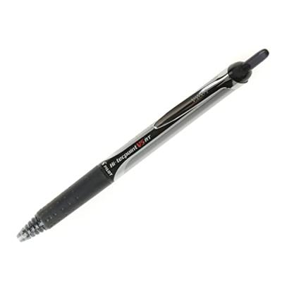 Pilot Roller Hi-Tecpoint V5 RT Retractable, schrijfbreedte 0,25 mm, zwart