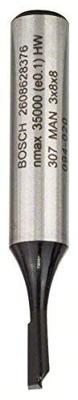 Bosch Accessories 2608628376 Groeffrees Hardmetaal Lengte 51 mm Afmeting, Ø 3 mm Schachtdiameter 8 mm Bosch Accessories 2608628376 Groeffrees Hardmetaal Lengte 51 mm Afmeting, Ø 3 mm Schachtdiameter 8 mm
