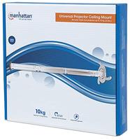 Manhattan 424820 Beamer-plafondbeugel Kantelbaar, Draaibaar Afstand vloer-plafond (max.): 106 cm Zilver - thumbnail