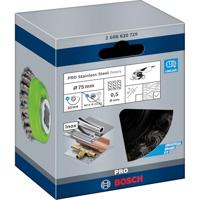Bosch Accessoires X-LOCK Komstaalborstel gevlochten draad, roestvrij 75mm 0.5mm - 1 stuk(s) - 2608620729 - thumbnail