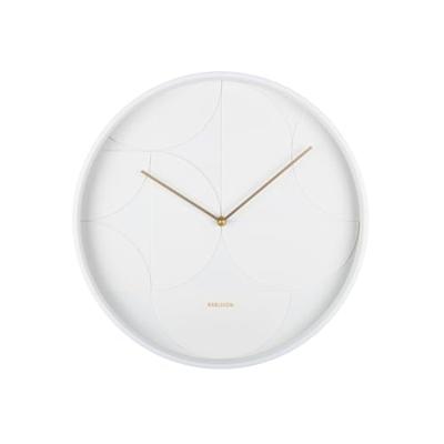 Karlsson Wandklok EchelonCircular wit - Ø 40cm - KA5948WH