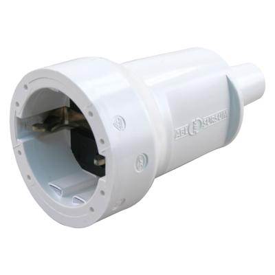 Contrastekker | RA | PVC | 10/16A | Wit - 00.110.36