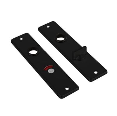AMI Kortschild met toilet-/badkamersluiting 180x41 WC63/8 - alu/zwart AMI Kortschild met toilet-/badkamersluiting 180x41 WC63/8 - alu/zwart
