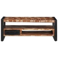 Salontafel 90x50x36 cm massief gerecycled hout meerkleurig - thumbnail